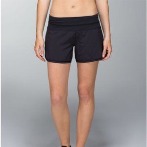 Black Lululemon Groovy Run Shorts (4.5” Inseam)